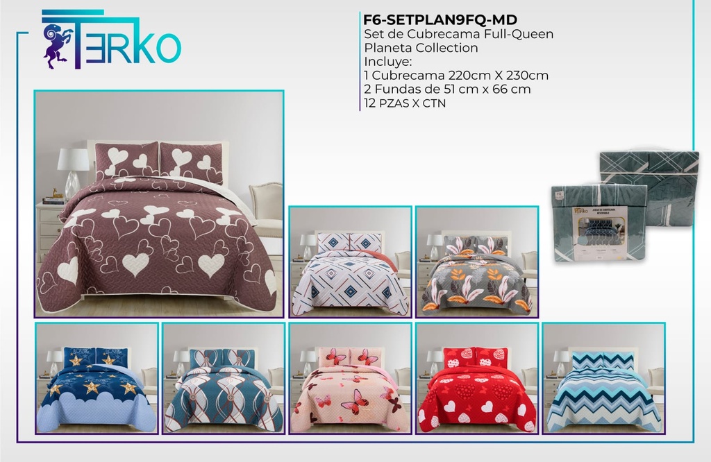 Cubrecama Planeta MD