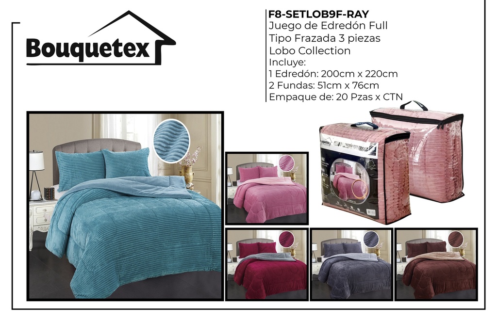 Juego de edredón Lobo