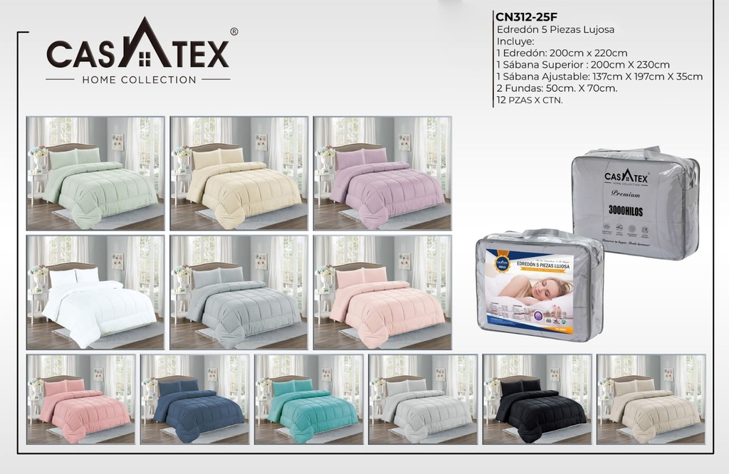 Juego de sábana con edredón 312