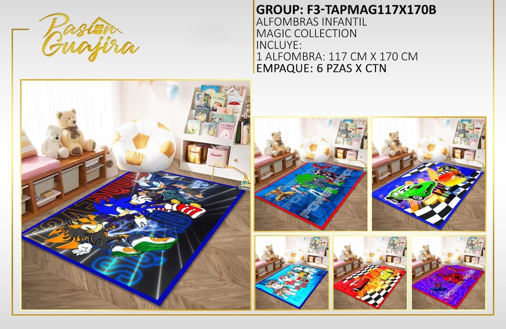 Alfombra 3D Magia
