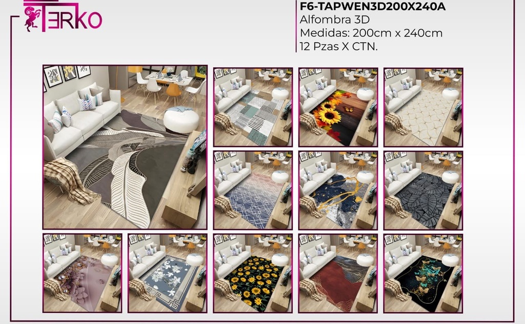 Alfombra 3D F6