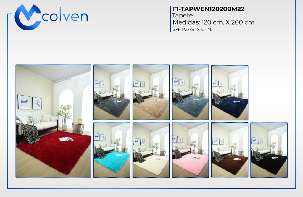 Alfombra de pelo largo M22