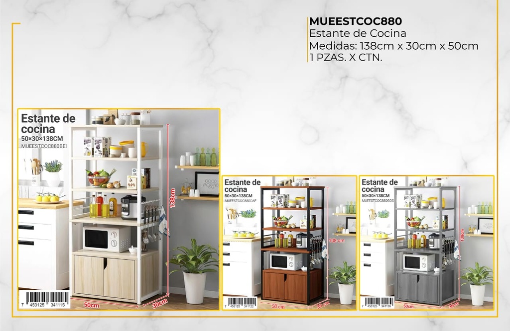 Estante de cocina 880