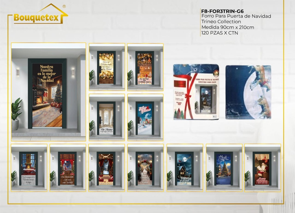 Forro para puerta Trineo