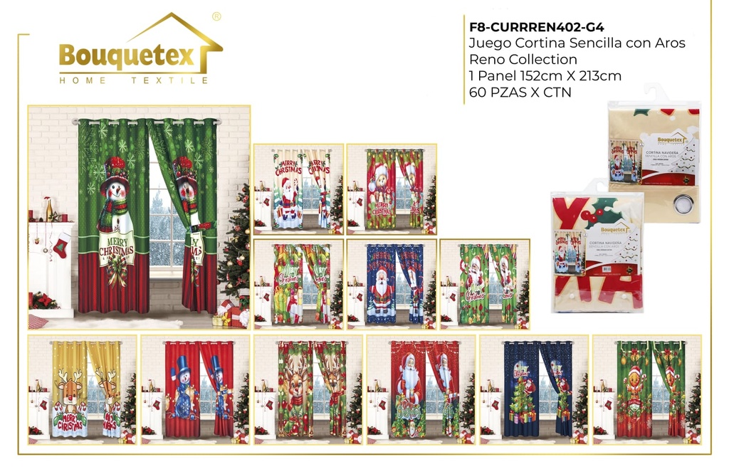 Cortina sencilla Reno