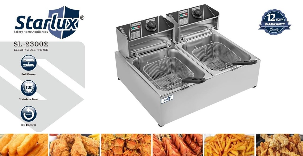 Freidora eléctrica 2.5KW