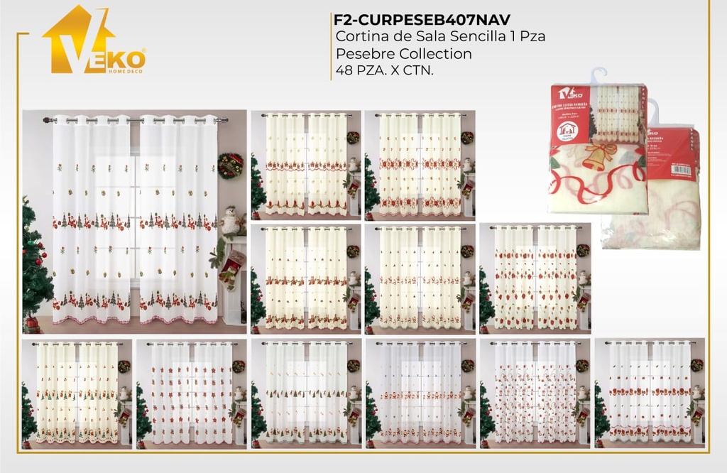 Cortina sencilla Pesebre