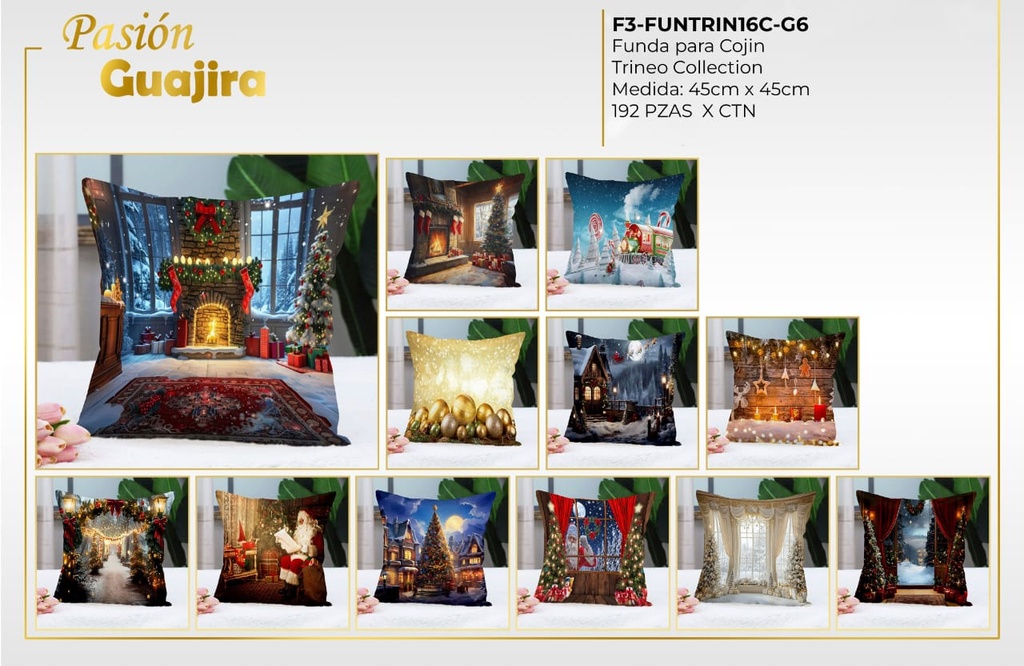 Funda de Cojín Trineo