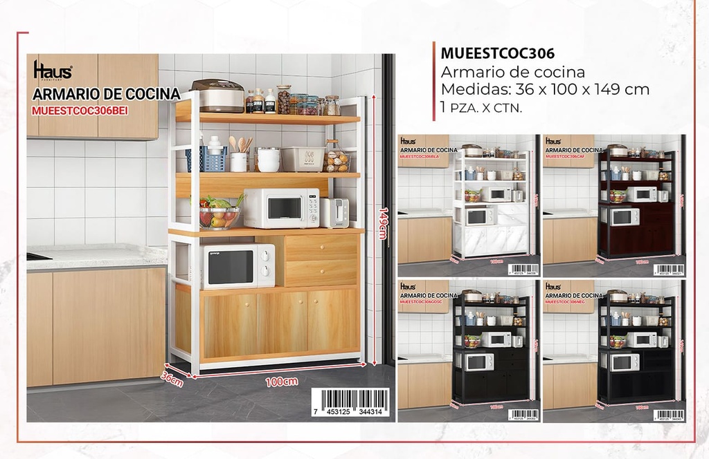 Estante de cocina 306