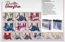 Juego de sábana con cortina, alfombra y set de baño Aries MD