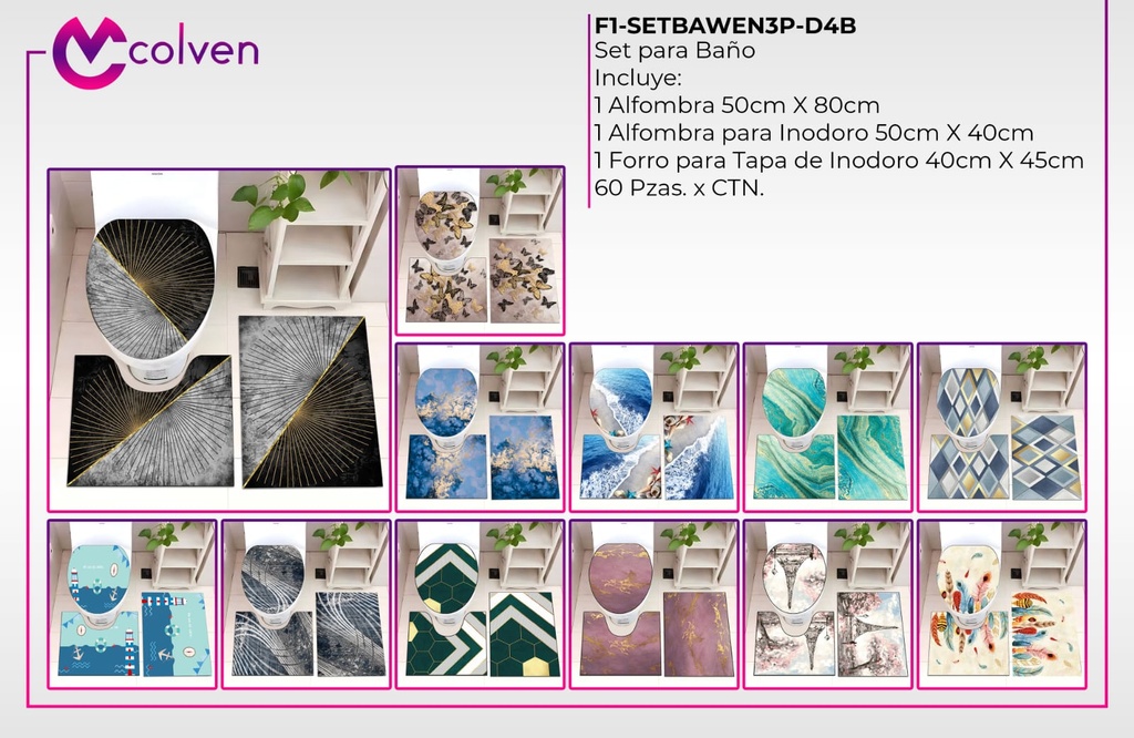 Juego de baño Wen F1