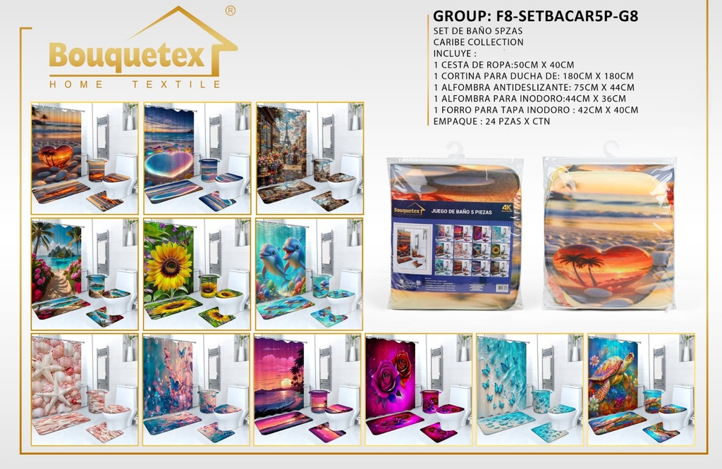 Juego de baño Caribe