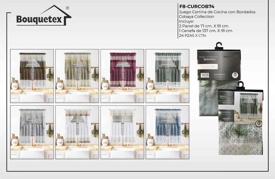 Cortinas de cocina Cobayo