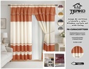 Cortinas con cenefa y velo Acústica