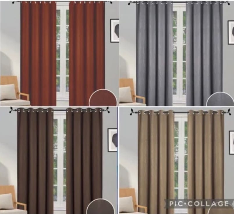 Cortinas blackout con aros RSM