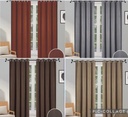 Cortinas blackout con aros RSM