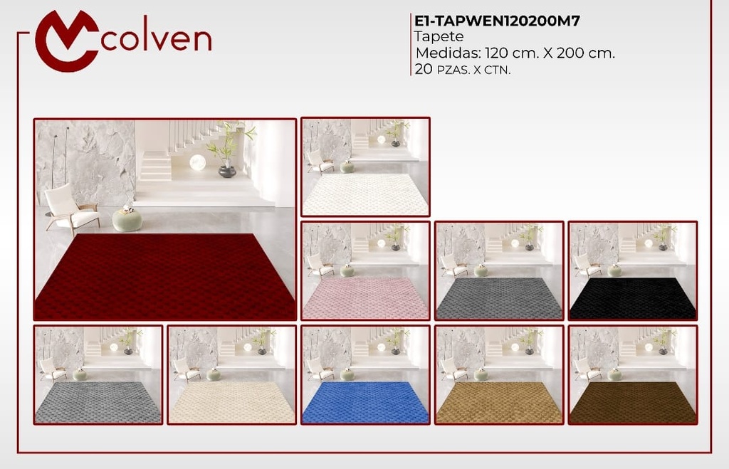 Alfombra de pelo largo M7