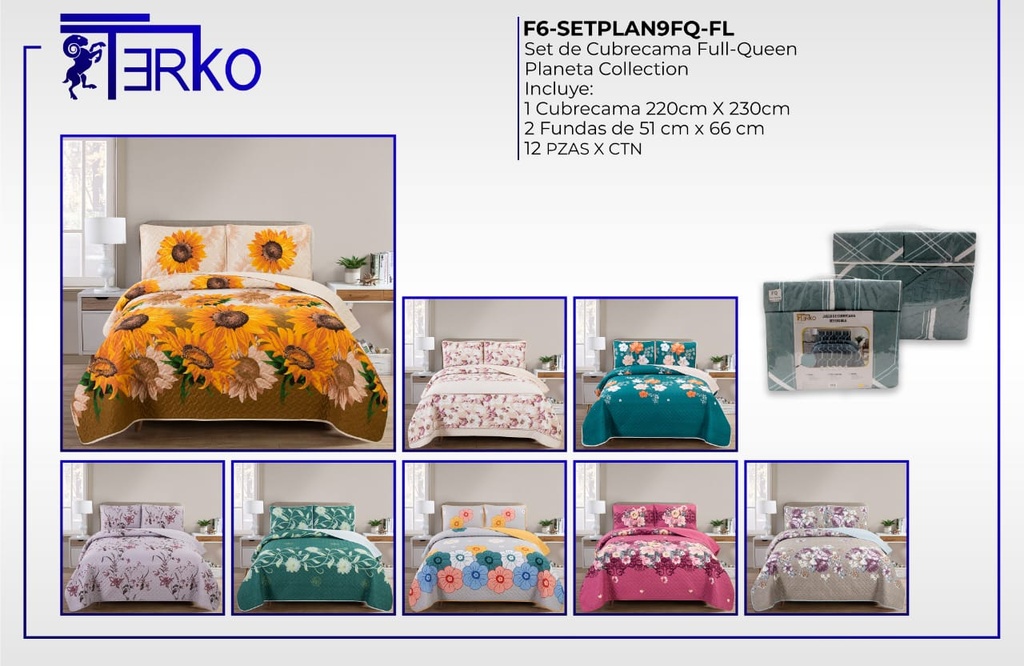 Cubrecama Planeta FL