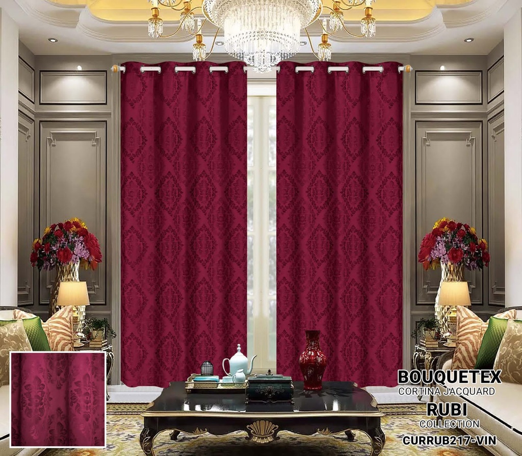 Cortinas con aros Ruby