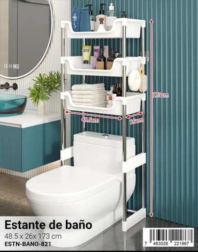 [ESTN-BANO-821] Estante de baño 821