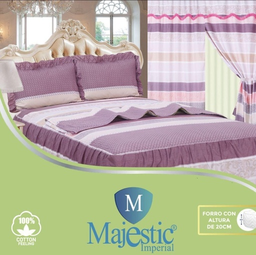 Juego de sábana con cortina S-C