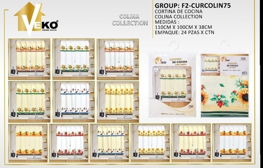 Cortinas de cocina Colina