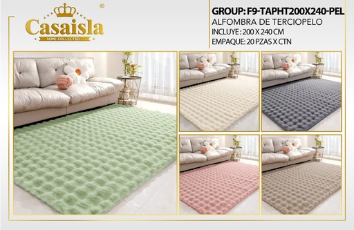 Alfombra de terciopelo F9