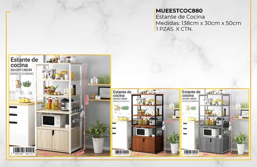 Estante de cocina 880