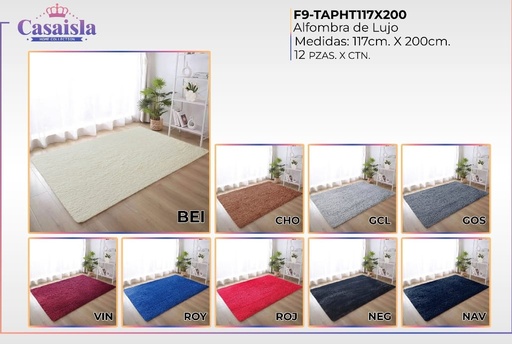 Alfombra de pelo largo E9