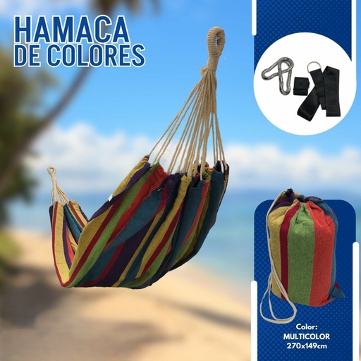 Hamacas de colores