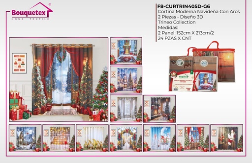 Cortinas con aros Trineo 405