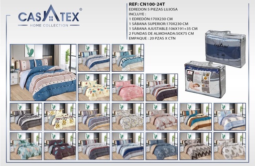 Juego de sábana con edredón 10024