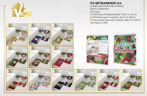 Juego de baño sin cortina Reno