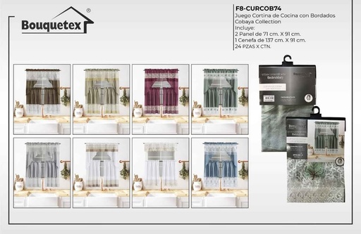 Cortinas de cocina Cobayo