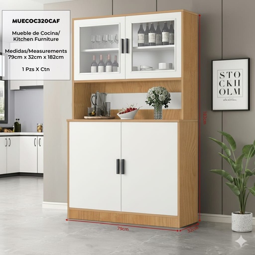 [MUECOC320-CAF] Estante de cocina 320