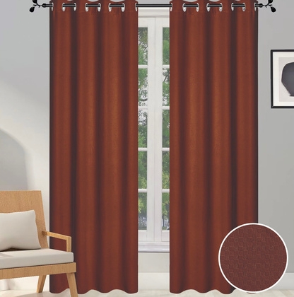 Cortinas blackout con aros RSM