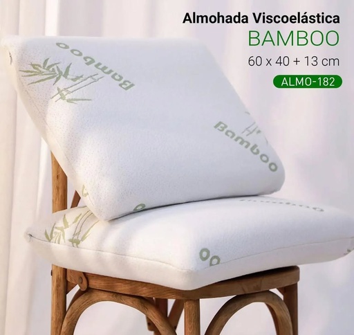 Almohada viscoelástica de bambú