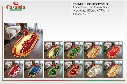 [F9-TAPELFO117X170-MD-100] Alfombra 3D Elfo MD